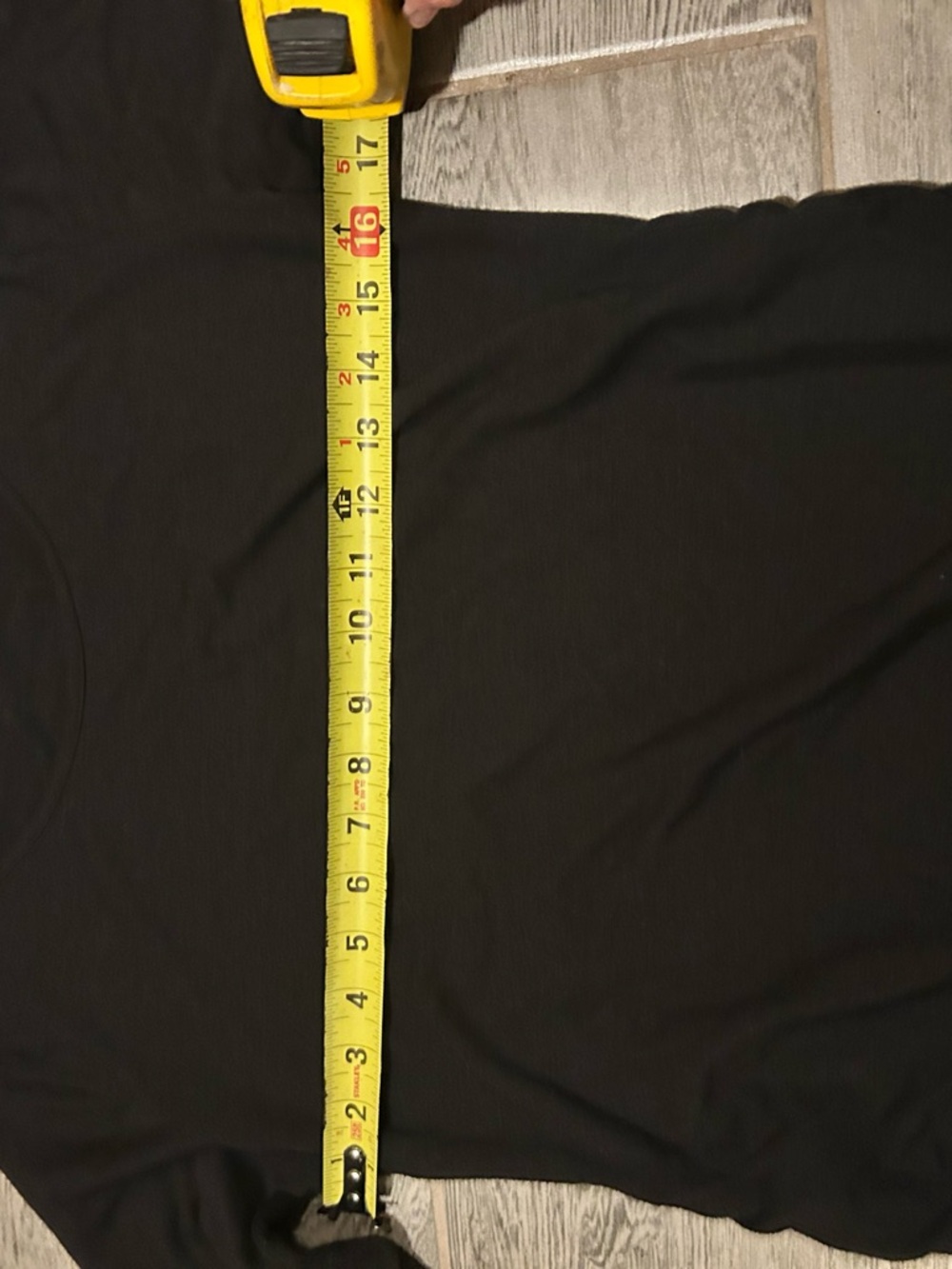 Black Long Sleeve Scoop neck maternity- size large - Picture 3 of 8